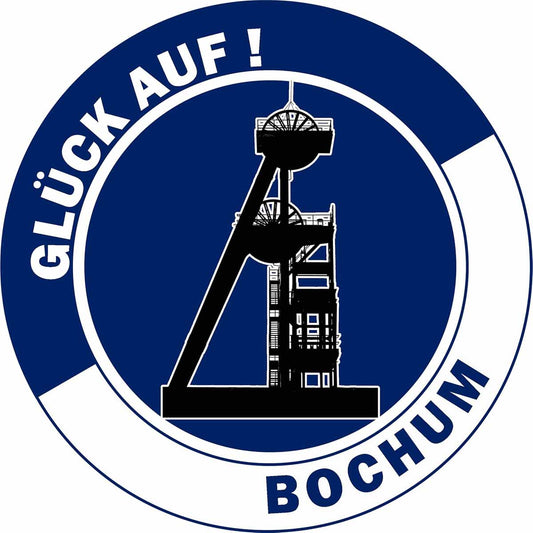 Essbarer Tortenaufleger Bochum "Glück Auf!" Oblaten- oder Zuckerpapier