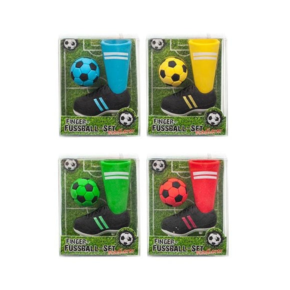 Radiergummi Finger-Fußball-Set