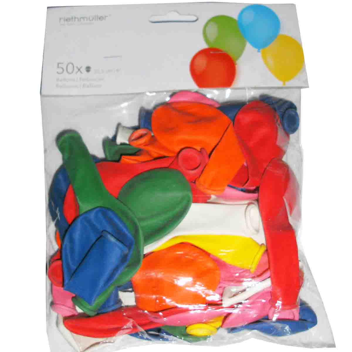 Bunte LuftBallons 50 Stück