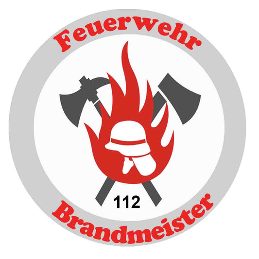 Textilaufkleber Feuerwehr