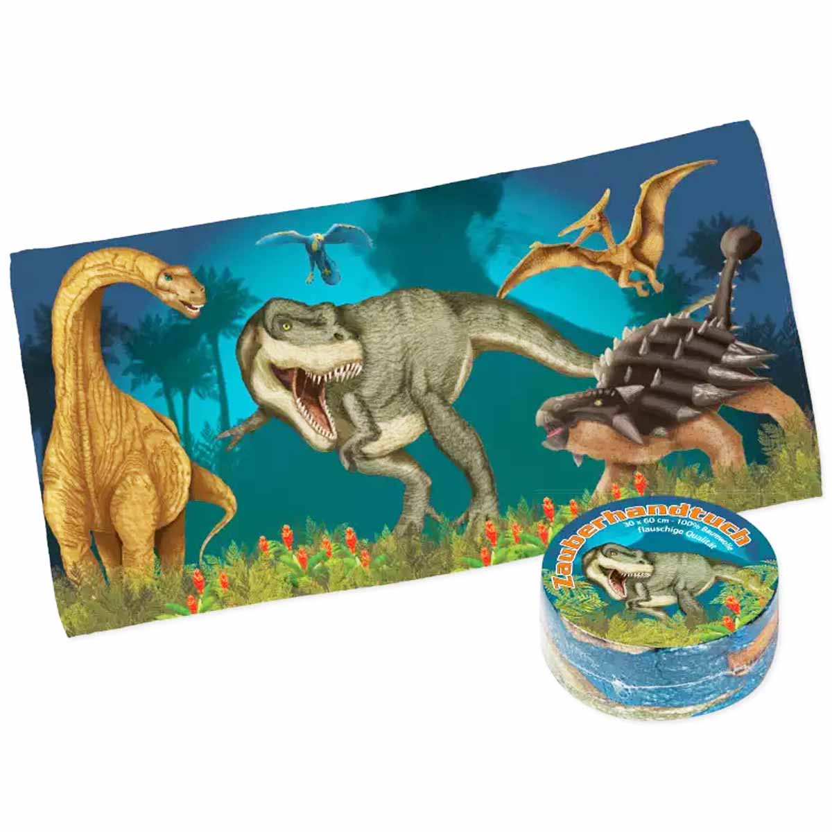 Zauberhandtuch Dinosaurier T-Rex