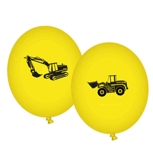 Achtung Baustelle-Ballons 8St.