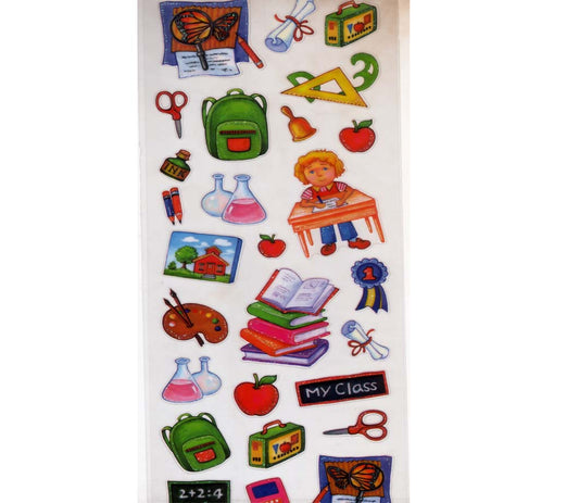 Glitter-Schul-Sticker 1. Schultag