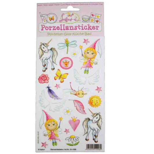 Porzellan-Sticker Sternenfee